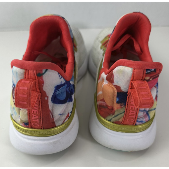 APL Limited Edition TechLoom Tracer 8.5 Glitter Knit Gold Multi Training Running - Picture 5 of 13